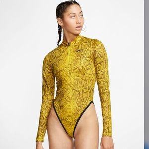 Nike snake print bodysuit Clearance